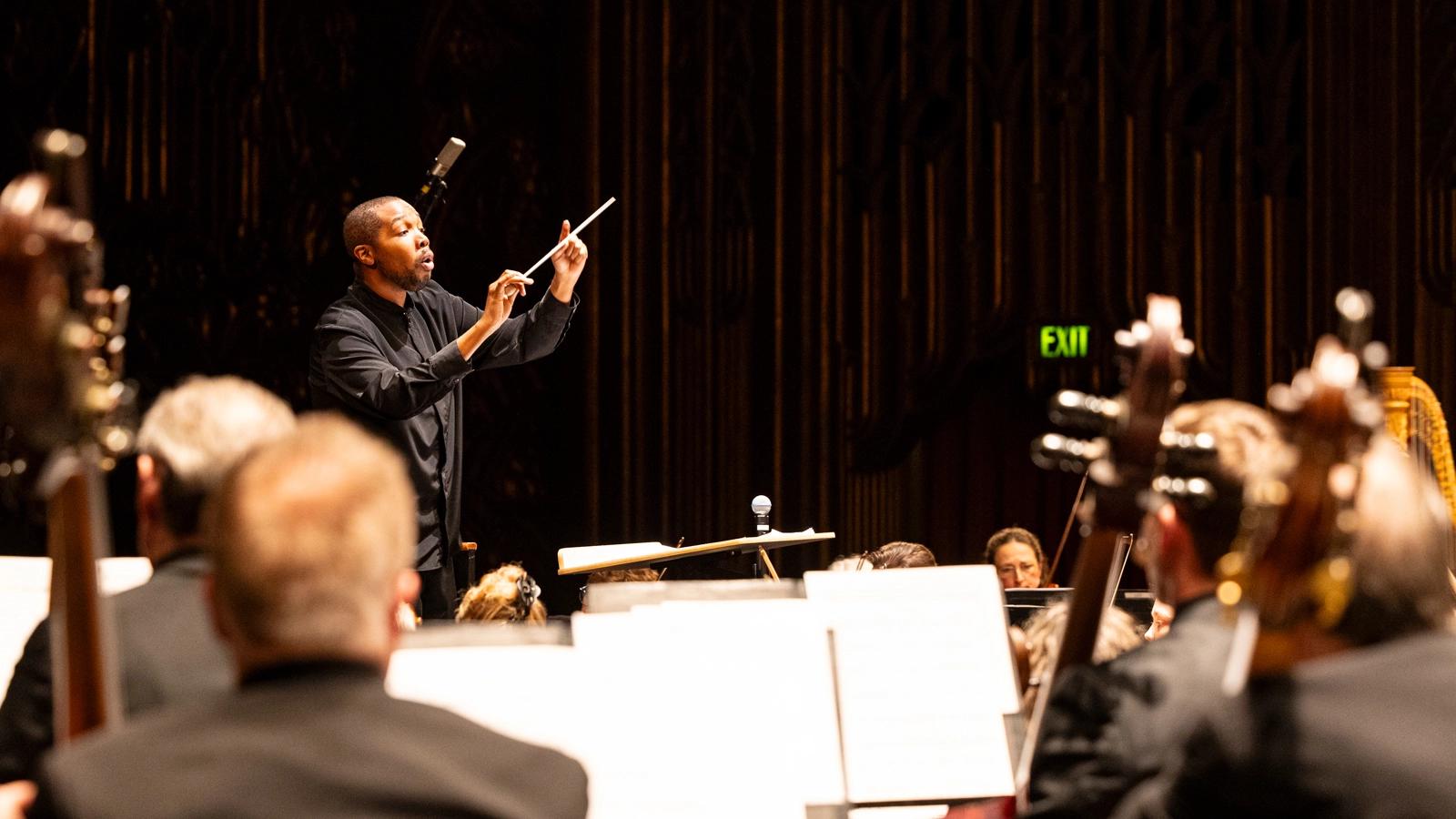 Kedrick Armstrong conducts the Oakland Symphony, February 2024
